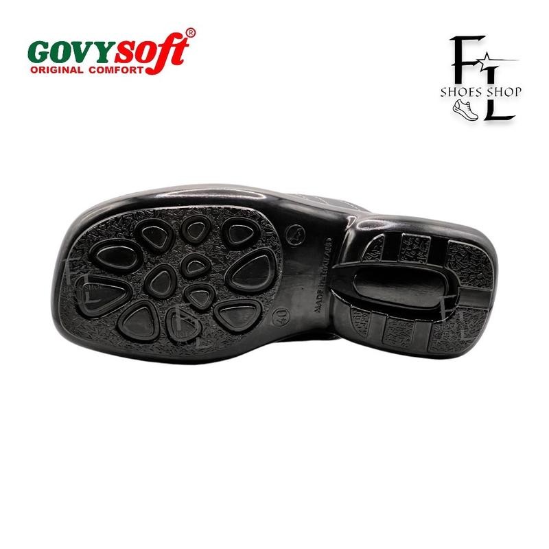 Govysoft PU รุ่น 3122 ဖိနပ် ယောက်ကျား  ခြေညှပ်ဖိနပ် ဖိနပ်အထူboy ဖိနပ်ထိုင်း รองเท้าแตะ รองเท้าแตะแบบสวม รองเท้าผู้ชาย