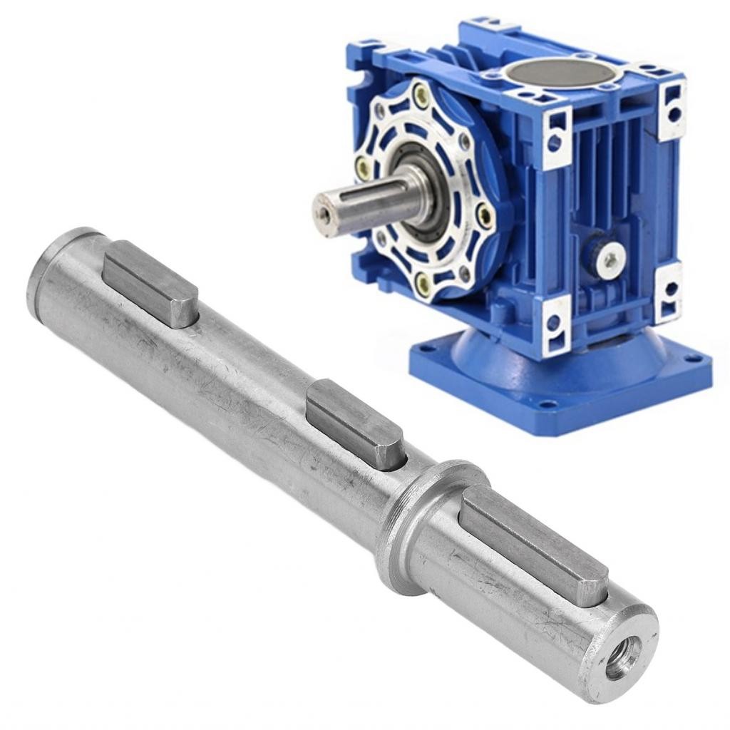 เพลาเดี่ยวเอาต์พุตสำหรับกระปุกเกียร์ลดหนอน NMRV040 RV040 Nema34 Stepper Motor