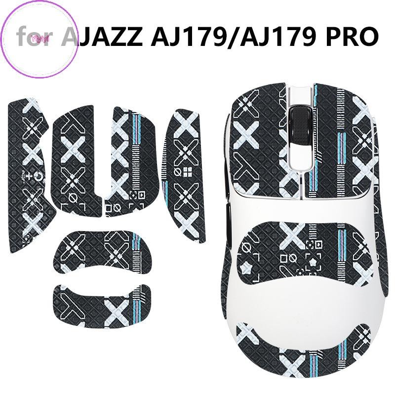 Yiyi Anti-SLIP Mouse Grip เทปสติกเกอร์สเก็ตสําหรับ AJJAZZ AJ179/AJ179 Pro เมาส์สําหรับเล่นเกมสําหรับ
