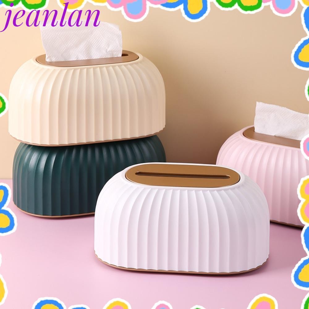 Jeanlan กล่องกระดาษเช็ดมือ ที่วางสปริง, กล่องทิชชู่เด้งอัตโนมัติอัตโนมัติ, รองรับสปริง, สไตล์เรียบง่ายตกแต่งบ้านสากลกล่องเก็บทิชช