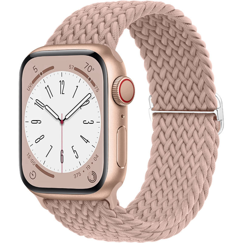 สายยางยืดไนลอน For IWatch Apple Watch Ultra 3 2 Series 11 10 9 8 7 5 6 4 3 SE 49มม 45มม 46มม 44มม 42มม 40มม 38มม เทปถัก ราคา ถูกที่สุด ดีลบีเคเค แกลเลอรีภาพที่ 6