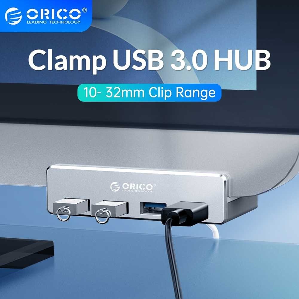 ORICO USB Hub 3.0 Clip-on Type Aluminium 4 Port - MH4PU-P [ IG Store ]
