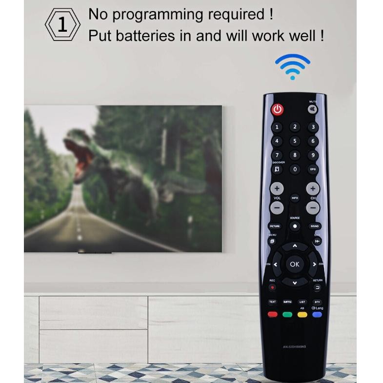 เปลี่ยน AN-32DH800NS Aconitic TV Remote Control รีโมทคอนโทรลใช้สําหรับคุณกดได้ทั้งหมดไม่ต้องตั้งค่า