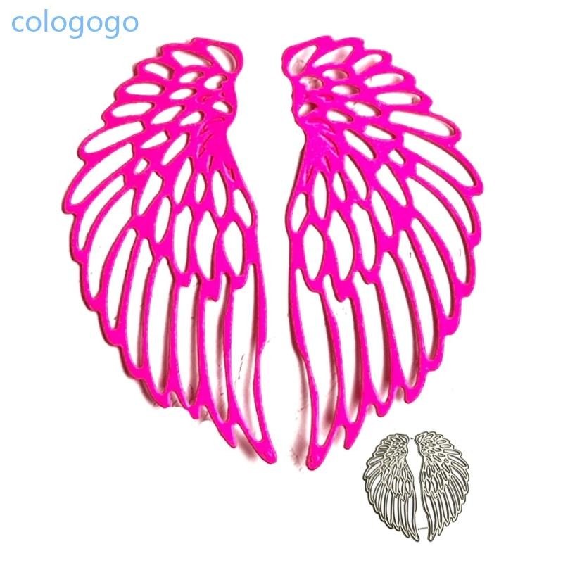 Colo Wing ตัดโลหะตายลายนูนแม่แบบลายฉลุ Scrapbooking สําหรับการ์ด Die Cut