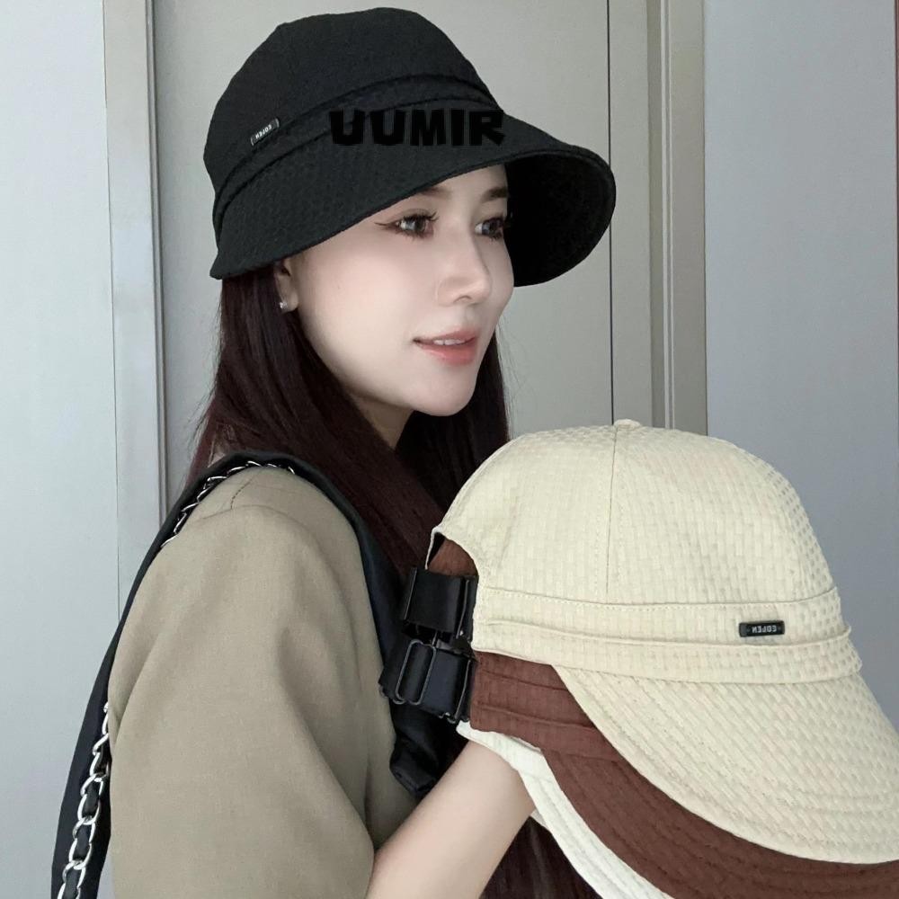 Uumir หมวกชาวประมง, หมวกเบสบอลกันแดดอินเทรนด์, หมวกตกปลาลําลองแบบปรับได้ป้องกันรังสียูวีขายร้อน