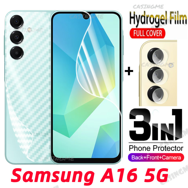 Samsung A16 5G 2024 ด้านหน้าด้านหลังคลุมทั้งหมดป้องกันฟิล์มHydrogelสําหรับSamsung Galaxy A16 A26 A36