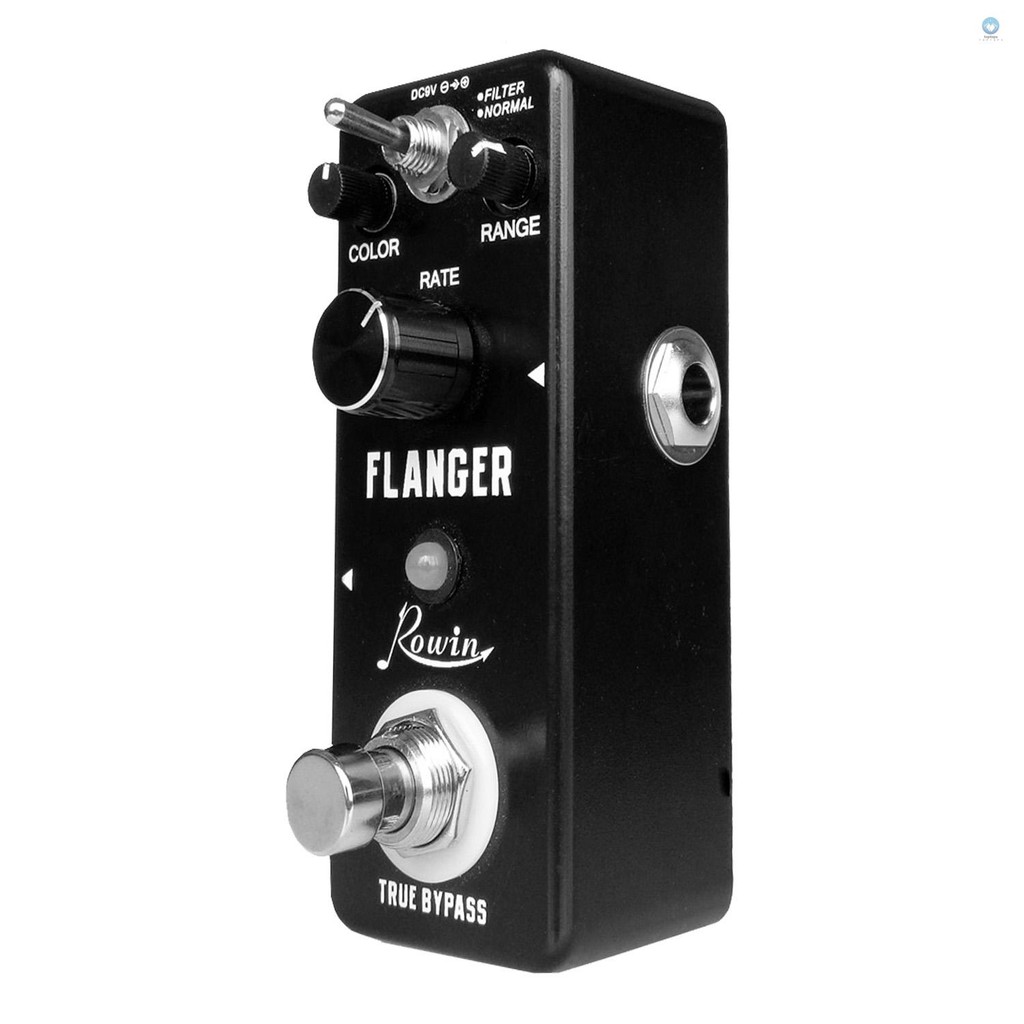 Rowin LN-312 Classic Analog Flanger Guitar Effect Pedal True Bypass Aluminium Alloy Shell