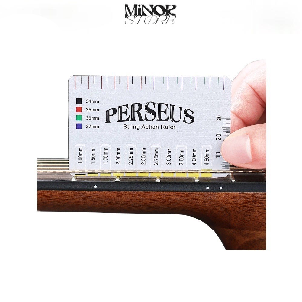 Perseus String action Ruler ไม้บรรทัดสำหรับตั้งทัชชิ่ง ตัวเลขคมชัด
