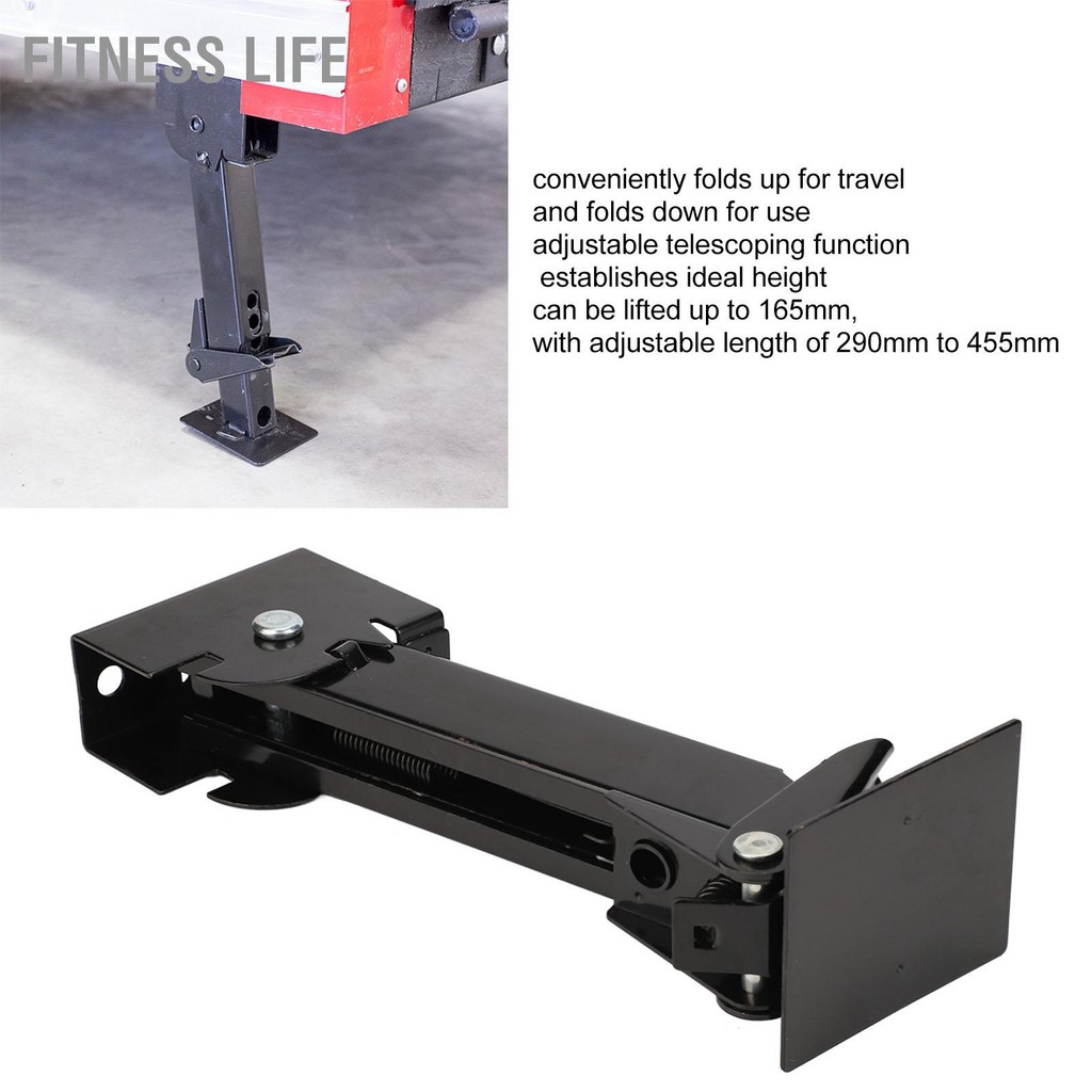 Fitness Life 拖车房车配件 可调节伸缩型驻车支撑架 290mm稳定器千斤顶 稳定支腿（产品只涂有一层底漆，表的出现轻微划痕属于正常现象，可以正常收货）
