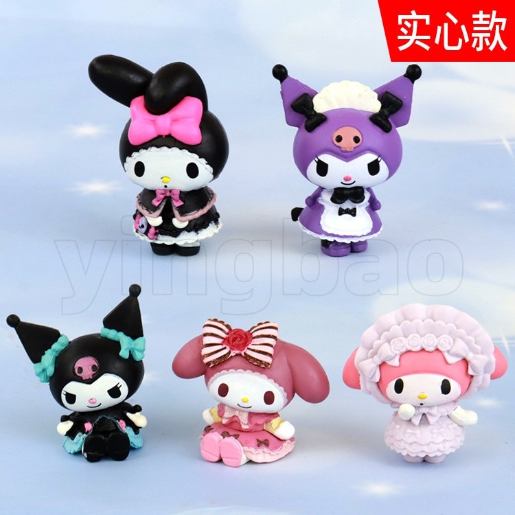 5 ชิ้น/เซ็ต Figuren ตุ๊กตา melody Kuromi melody เค้กตกแต่ง DIY ภูมิทัศน์รุ่นเดสก์ท็อปของเล่นรถตกแต่งของขวัญของเล่นเด็ก ราคา ถูกที่สุด ดีลบีเคเค แกลเลอรีภาพที่ 9