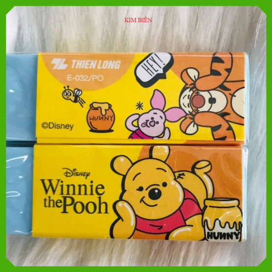 3 2B Thien Long Lead Eraser Score 10 ตัวละครการ์ตูน Disney Pooh Bear Thien Long E-032/PO - ยางลบสะอา