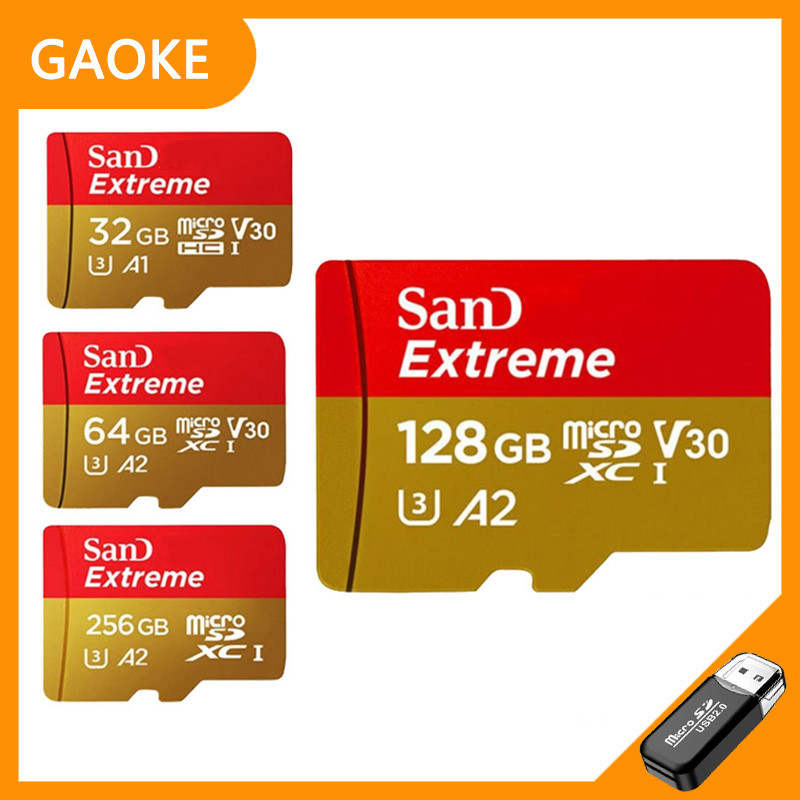 San * Disk Miniature SD การ์ดหน่วยความจํา 64GB/128GB/256GB/512GB/1TB Classe 10 A1 ความเร็วสูง TF Flash Card 32GB/16GB/8GB/4GB/2GB/1GB การ์ดหน่วยความจําโทรศัพท์มือถือ, เหมาะสําหรับโทรศัพท์มือถือ, กล้อง,