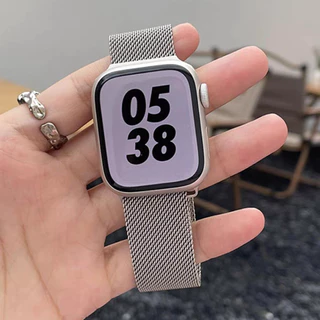 มิลานแหวนแม่เหล็กสแตนเลสสายนาฬิกาโลหะ for Apple Watch IWatch Ultra 3 2 Series 11 10 9 8 7 6 38 40 41 42 44 45 49 46มม.