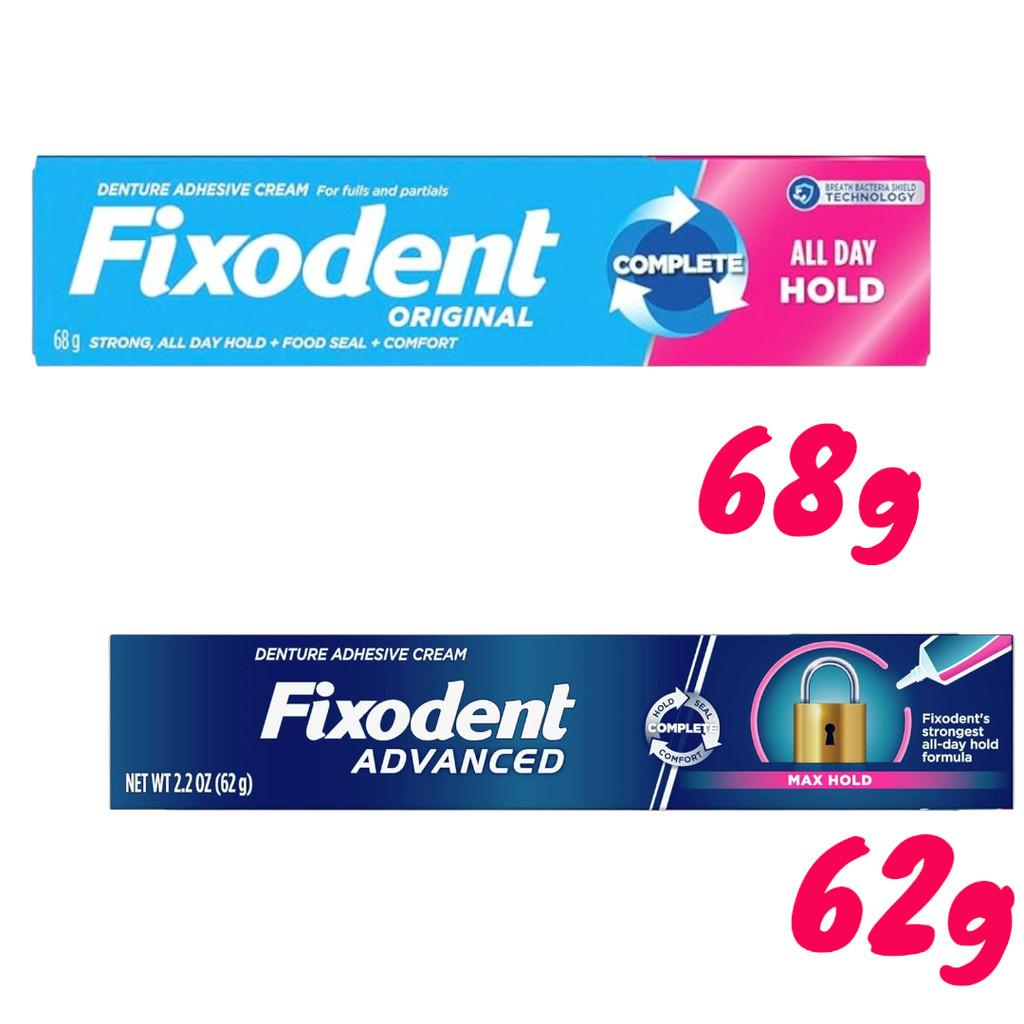 Fixodent Orignal 62g / Advanced 62g /Scope 57g สินค้าจากอังกฤษ
