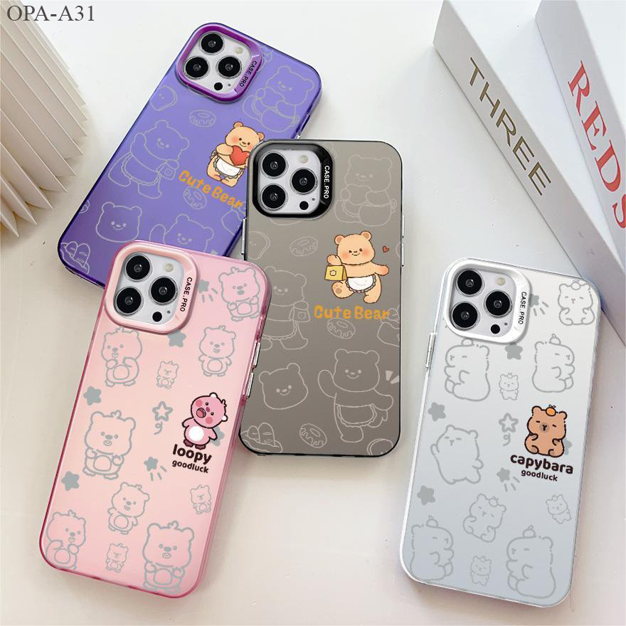 OPPO A31 A38 A18 A3S A15 A16 A16K A17 A1K A7 A5S A12 A15S A53 A33 A54 A57 A58 A74 A95 A76 A96 A92 A94 Pro 4G 5G เคส CYK