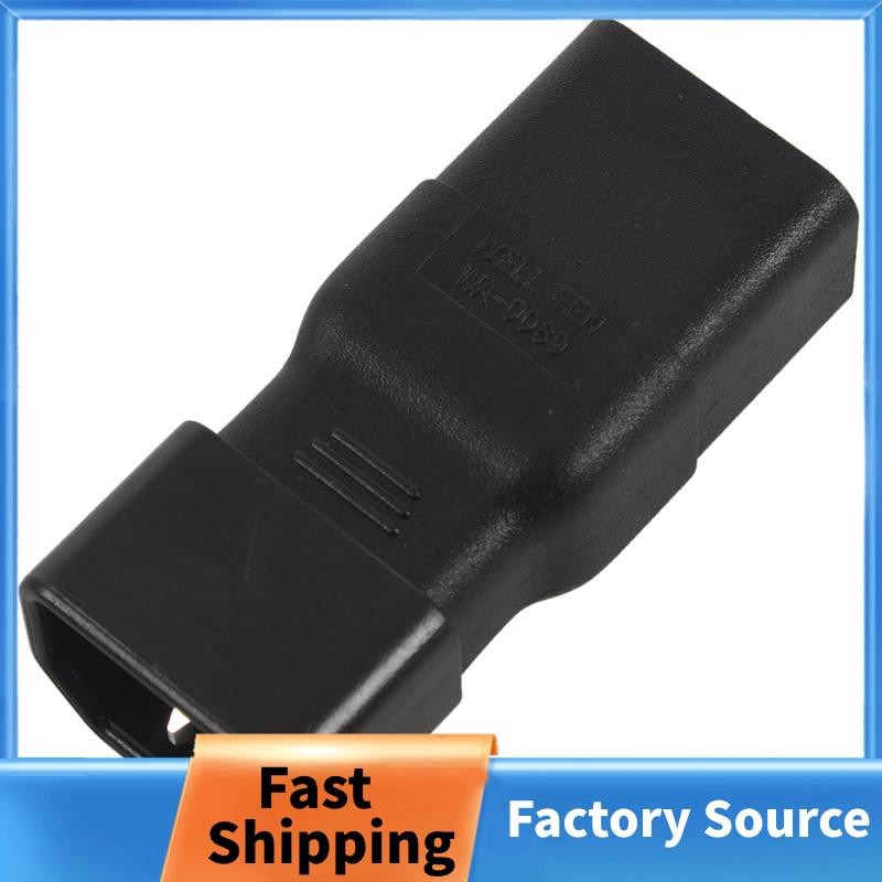 PDU UPS Power IEC ชาย C14 ถึงหญิง C19 อะแดปเตอร์ IEC C19 ถึง C14 Connector