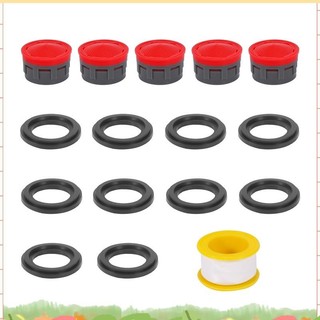 Super Faucet Aerator, 2.2 GPM Flow Retrictor ใส่ก๊อกน้ํา Aerators อะไหล่ห้องน้ํา 5 แพ็ค, FAN22-P5