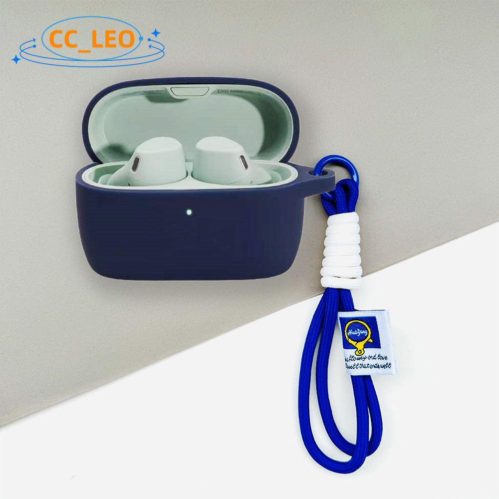 For Jabra Elite 4 Active Case Cute Lanyard Pendant Silicone Soft Case Jabra Elite 4 Active Shockproo