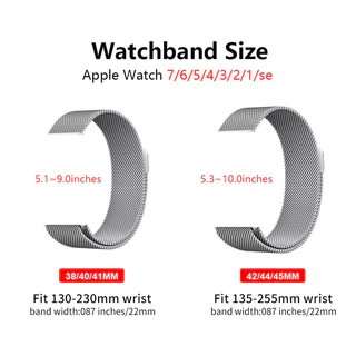 มิลานสายนาฬิกาแม่เหล็กสำหรับ i-watch S11 10 9 8 7 6 5 โลหะไล่โทนสีสายนาฬิกา 38/40/41/42/44/45/46/49 MM มิลานสไตล์