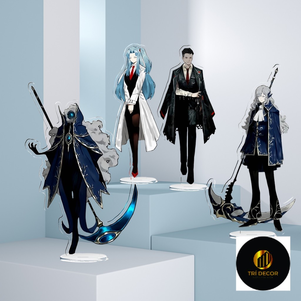 Ruina Library Stand อะนิเมะพวงกุญแจ Lobotomy Corporation ผู้ชายพวงกุญแจสําหรับผู้หญิงพิมพ์อะคริลิคพว