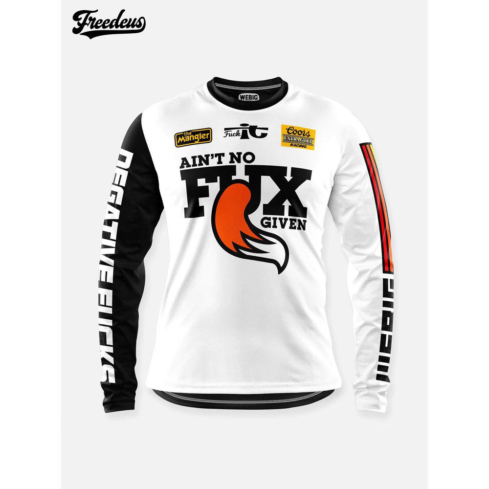 2024 ร้อนขายใหม่ ฉ1 ชุดแข่งคอกลมแขนยาวเสื้อกีฬา Qui แห้งและระบายอากาศรถจักรยานยนต์ชุดขี่ออฟโรด - รูปที่ 3