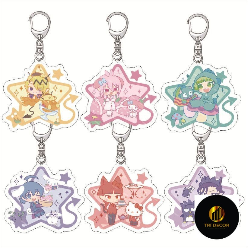 ยินดีต้อนรับสู่พวงกุญแจอนิเมะ Demon-School Suzuki Iruma Men Key Chains for Women Fashion Creative Fi