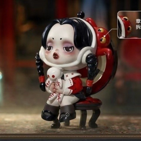 SKULLPANDA Adams Family Series Figures ของขวัญของเล่นอินเทรนด์