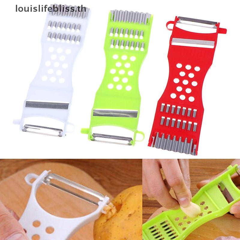 Louislifebliss Gadgets ครัวผักผลไม้ Peeler Parer Julenine เครื่องตัดเครื่องมือใหม่