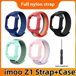 Imoo Z1 นาฬิกาโทรศัพท์สําหรับเด็กสายไนลอน imoo Z1 สายรัดข้อม…