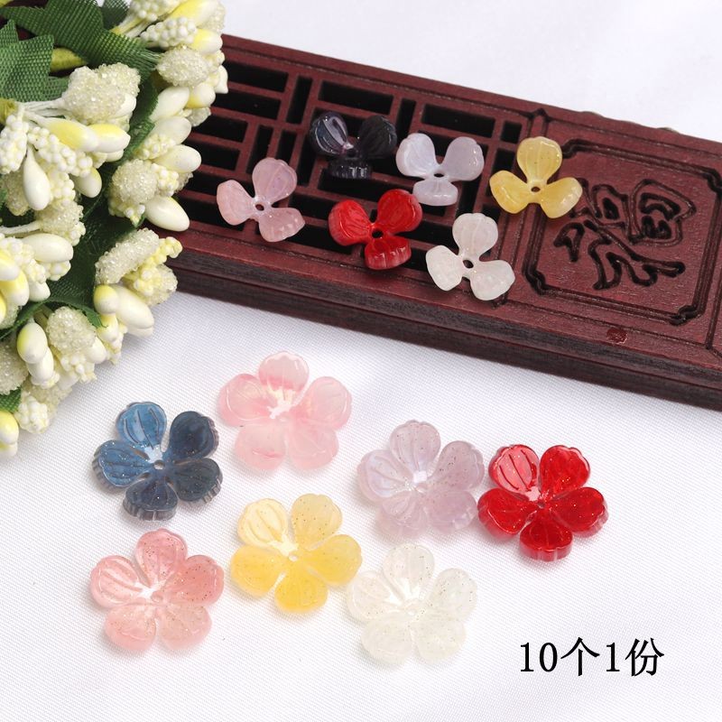 10 ชิ้นข้อเสนอพิเศษสไตล์ใหม่ Acetate กลีบโบราณทําด้วยมือ diy เครื่องประดับหัว Hairpin อุปกรณ์เสริมวัสดุ