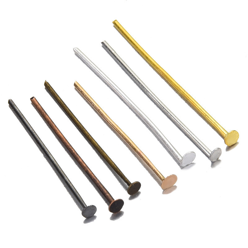 หัวเข็มหมุด 16-70 มิลลิเมตร สำหรับทำสร้อยข้อมือและสร้อยคอ อุปกรณ์โลหะคุณภาพดี