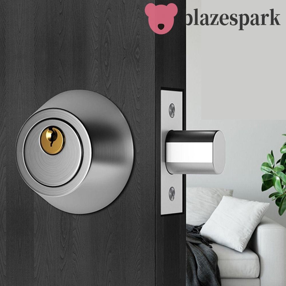 Blazespark Entry ลูกบิดประตู, หลากสีที่มองไม่เห็นเดี่ยวกระบอก Deadbolt, Heavy Duty ด้านเดียวสแตนเลส Anti-Theft Room ล็อคประตูบ้าน