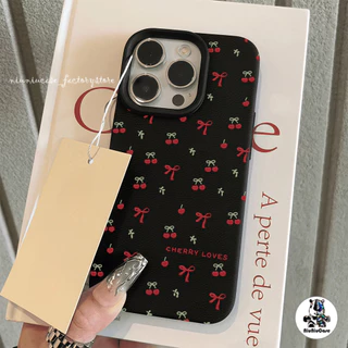 เคส For iPhone 13 เคสหนังเนื้อนิ่มสีแคนดี้ ดอกไม้น่ารัก For iPhone 15 16 13 14 12 11 Pro Max XS XR 7 8 Plus เคสหนัง Case