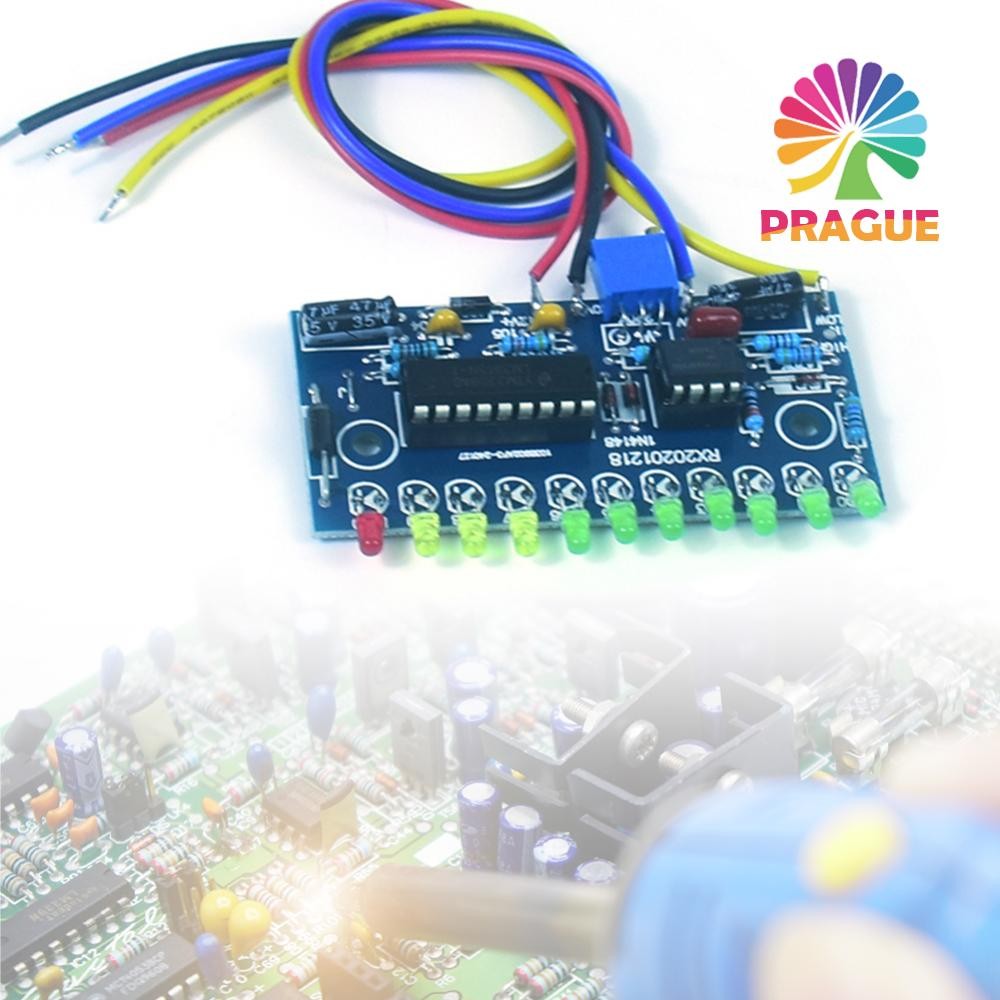 Lm3915 10 LED Sound Spectrum Analyzer Electoronics Amplifier Kit HO [prgue.th]