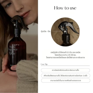 hetras สเปรย์ปรับอากาศ สเปรย์ฉีดผ้า ขจัดแบคทีเรีย ลดแบคทีเรีย Room Spray ขนาด 300 มล Multi Spray