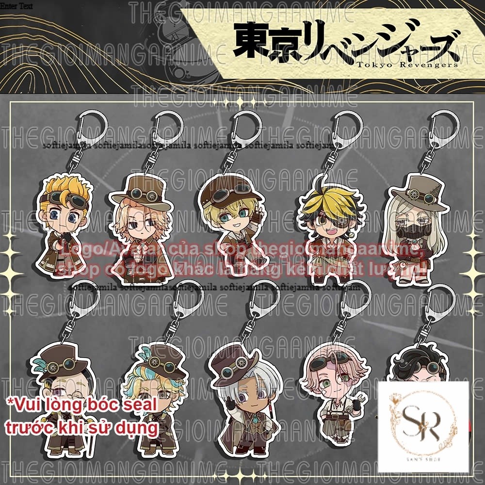(ช่าง) พวงกุญแจ TOKYO REVENGERS พิมพ์ลาย chibi miga สุดน่ารักในอะคริลิค