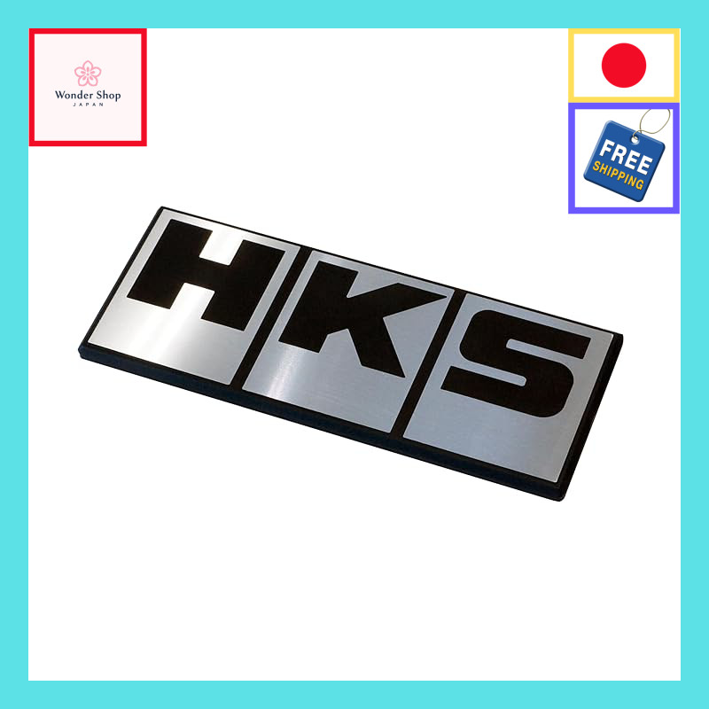 HKS Official Merchandise Emblem Silver 51003-AK125【Authentic Japan】