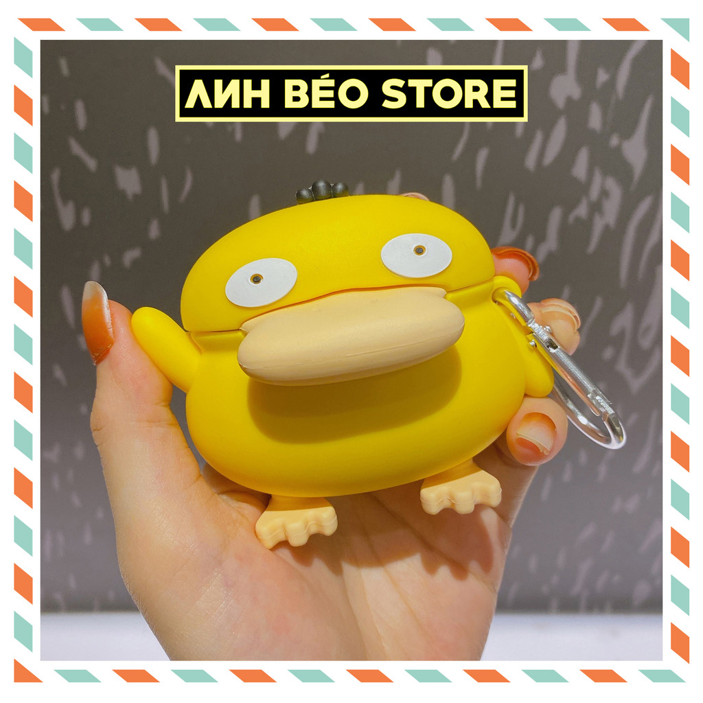 Airpod 2 3 Pro Pro 2 Duck Case, Airpods Silicone Case พร้อมพวงกุญแจ - FAT BROTHER Store