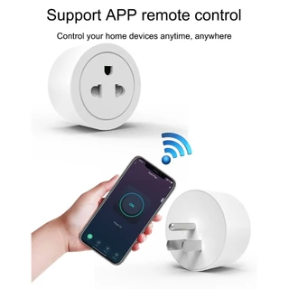 Tuya WiFi สมาร์ทซ็อกเก็ต 10A 16A 20A บ้านสมาร์ทซ็อกเก็ต WiFi รีโมทคอนโทรล Google Home และ Alexa ควบคุมเสียง