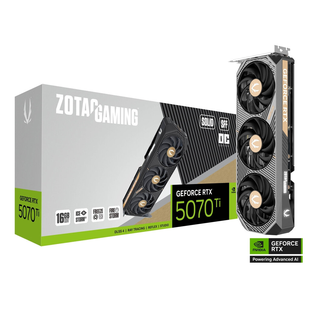 ZOTAC GAMING GeForce RTX 5070 Ti SOLID SFF OC 16GB DDR7