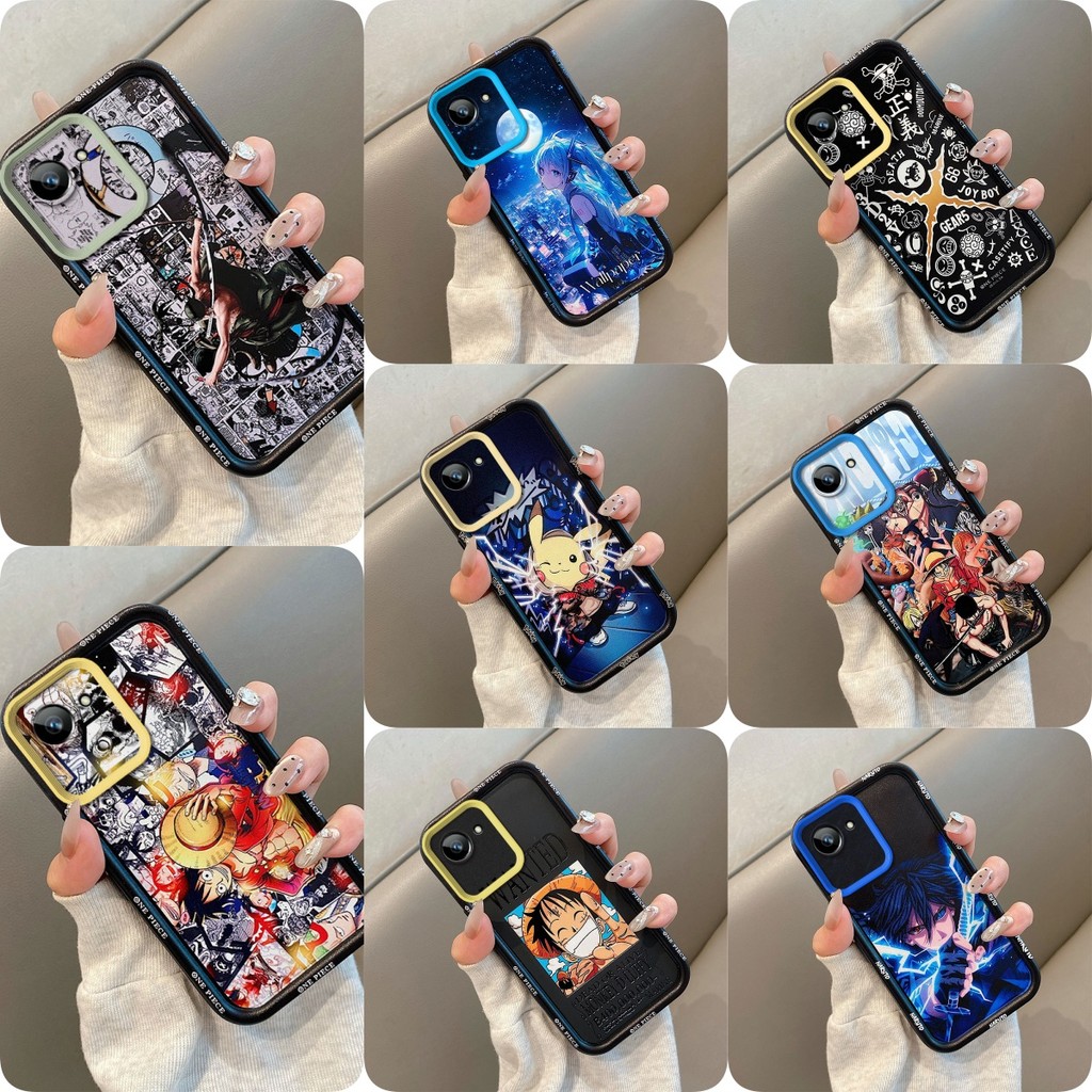 เคส Realme C30/C30S/NARZO 50i PRIME Pirate King Luffy, Solon และเคสโทรศัพท์การ์ตูนอนิเมะอื่นๆเหมาะสําหรับหลายรุ่น