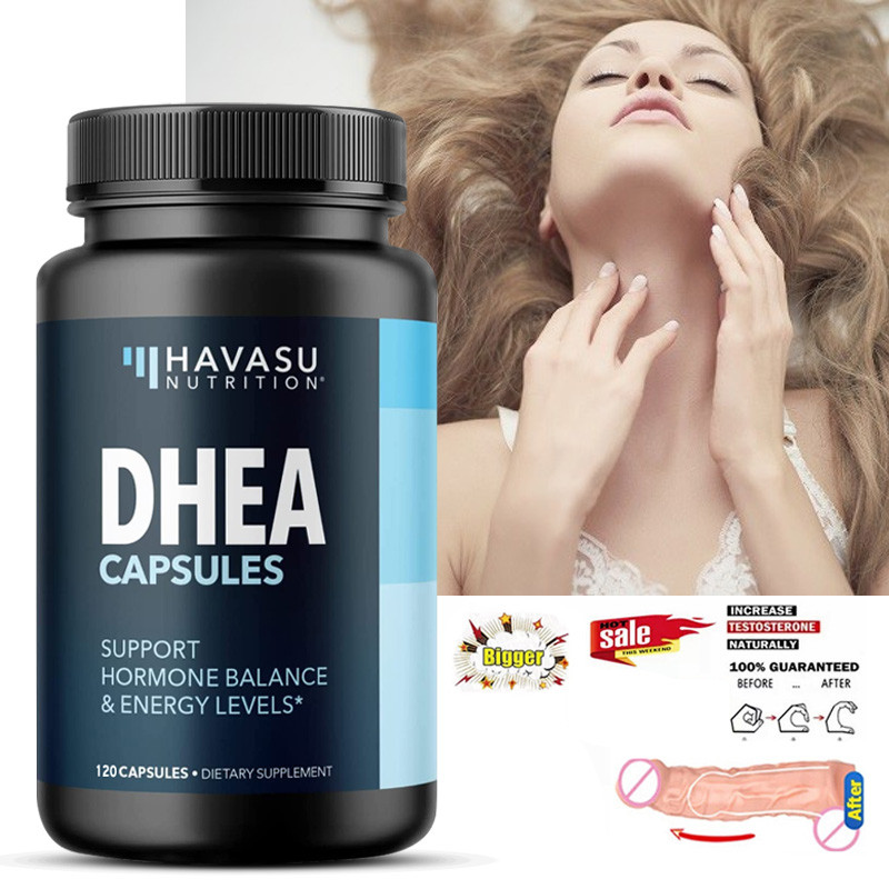 แคปซูล Pslalae DHEA, อาหารเสริมฮอร์โมน, เปลือกไฮโปรเมลโลสจากพืช, สําหรับพลังงานและพลัง