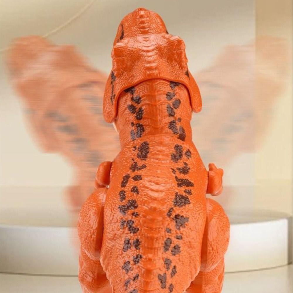 BARR1YRB ของเล่นไดโนเสาร์กลืนขนาดใหญ่, หางกระดิกพลาสติก Jurassic Boy สัตว์รุ่น, Tyrannosaurus Rex จําลองข้อต่อ Movable ไดโนเสาร์ Action Figure ของเล่นเด็กอนุบาล - รูปที่ 5