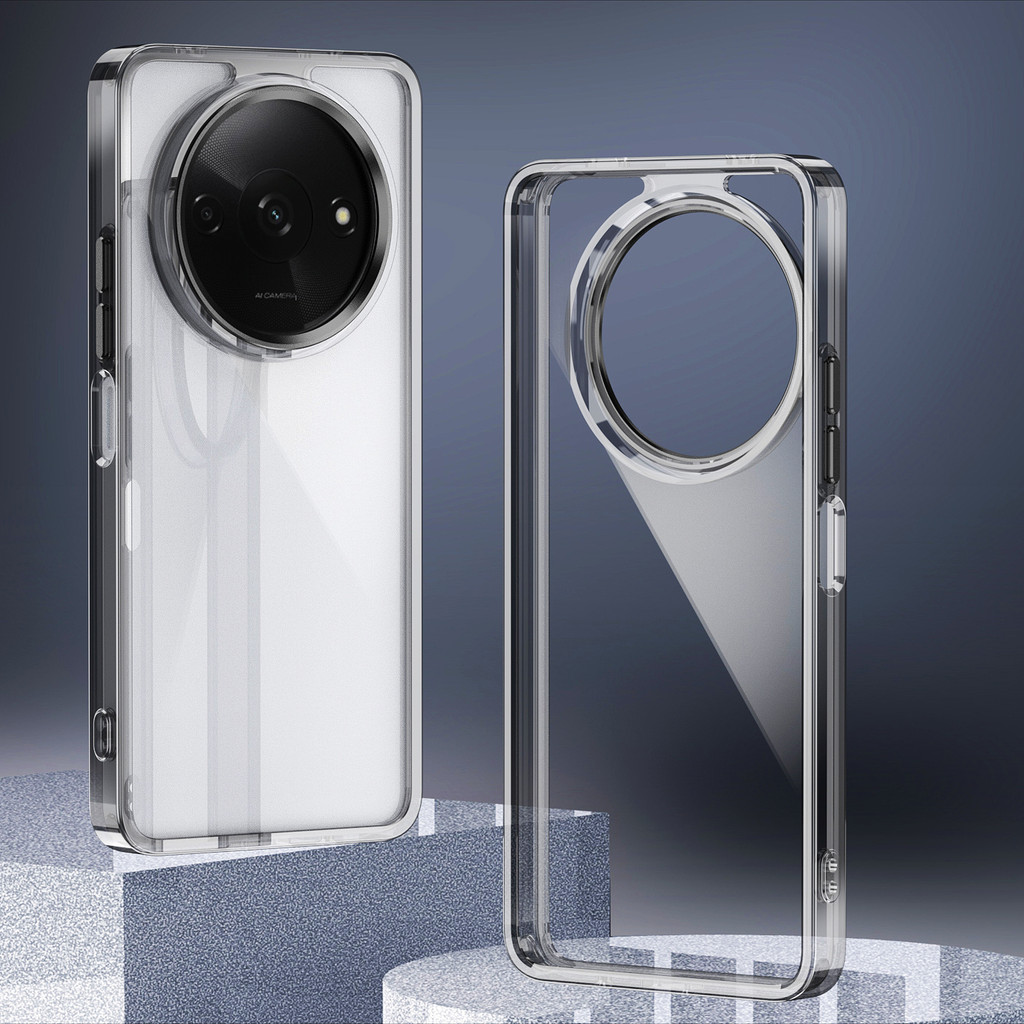 เคส Redmi 14C 13C 12C 12 A3 ไดมอนด์เคลียร์ สวย เคสใส่โทรศัพท์ อะคริลิคใส กันกระแทก ปกป้องกล้อง เคส r