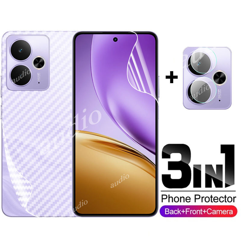 Realme 14t 5G 3in1 ด้านหน้าด้านหลังเลนส์Hydrogelฟิล์มสําหรับRealme 14t 14 Realme14 5G 2025 สมาร์ทโฟน