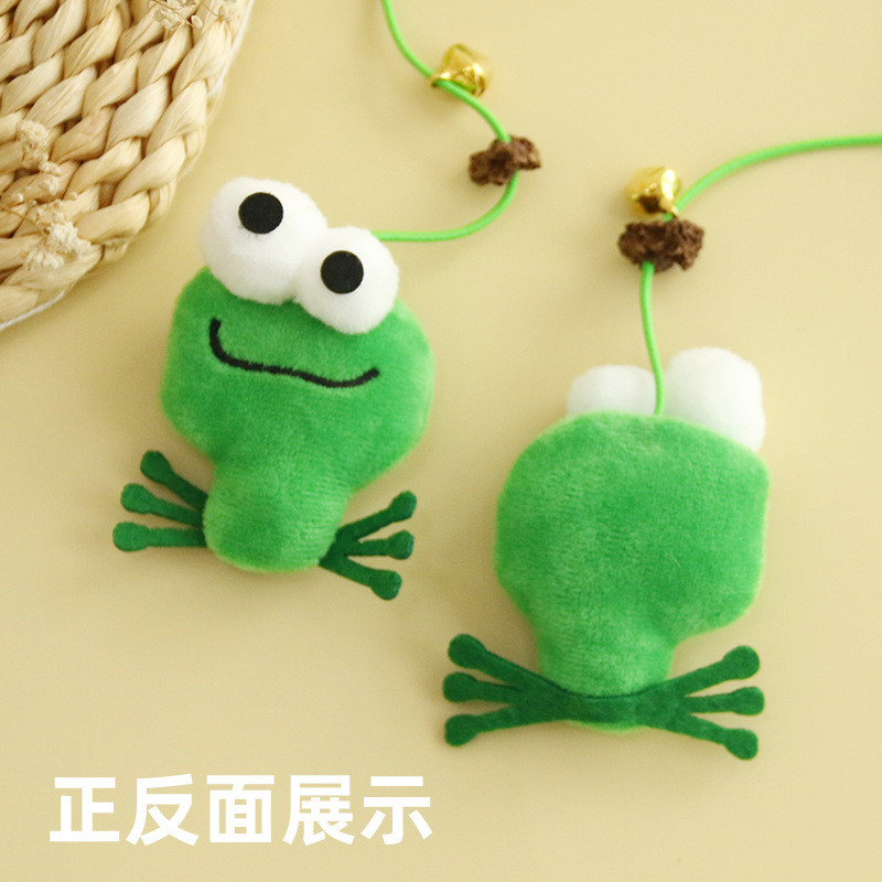 ใหม่ของเล่นแมวตัวเองผ่อนคลายเครื่องมือแกว่งแกว่งแกว่งแขวนประตูของเล่นแมวกบของเล่นแมวแขวนกัดทนแมวผลิตภัณฑ์ - รูปที่ 2