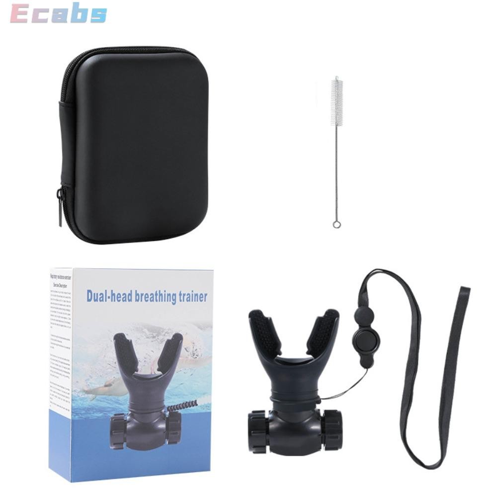 ECABS Breathing Trainer,ซิลิโคนปากเป่าหน้าท้องออกกําลังกายLung Trainer,แบบพกพาปรับความอดทนการออกกําลังกายอุปกรณ์การฝึกอบรมผู้ชายผู้หญิง