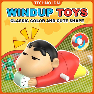 Mainan Kartun Mainan Merangkak Mainan Crayon Shinchan Mainan Bersepeda Bisa Gerak