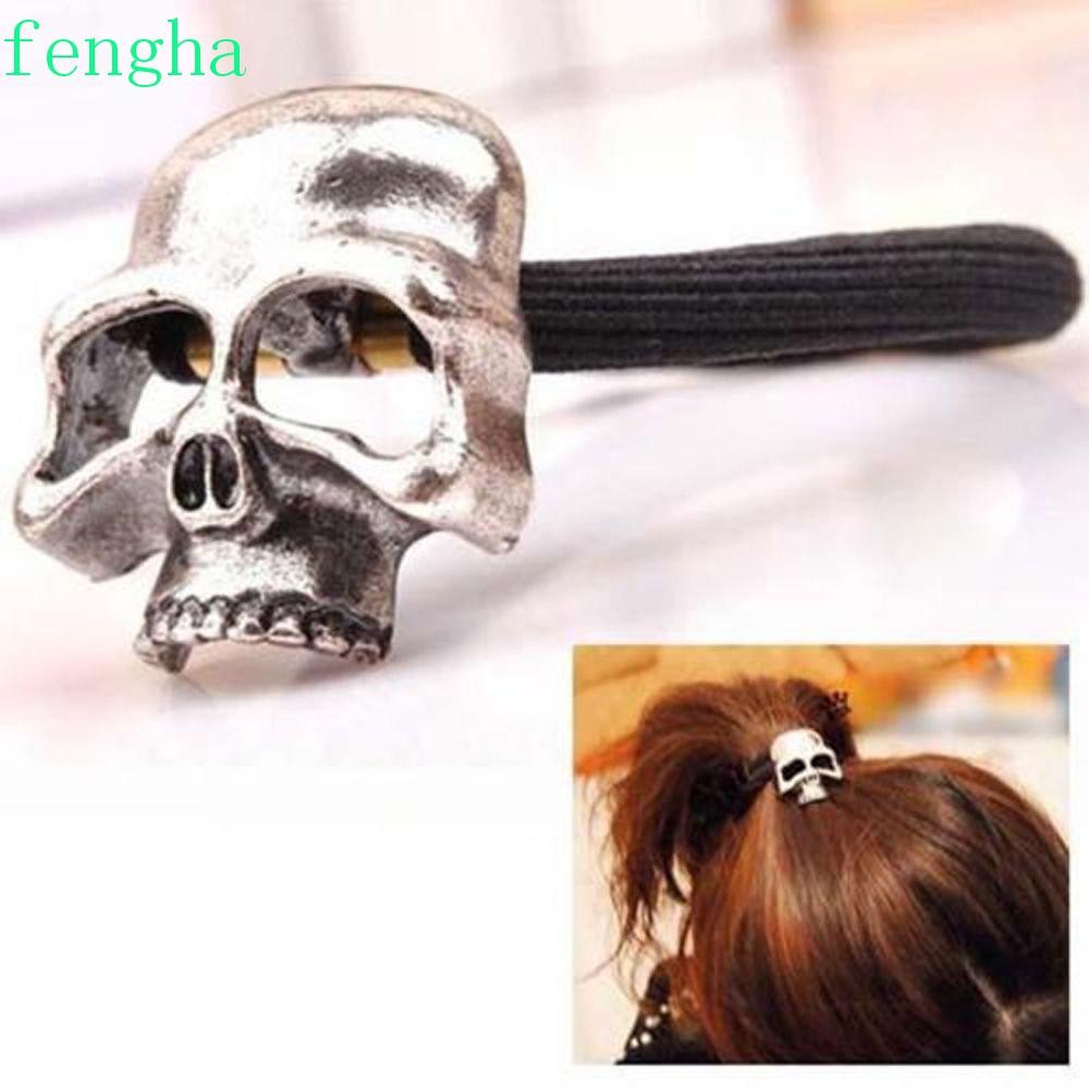 FENGHA Skull Girl โลหะHair Band เชือกแฟชั่น