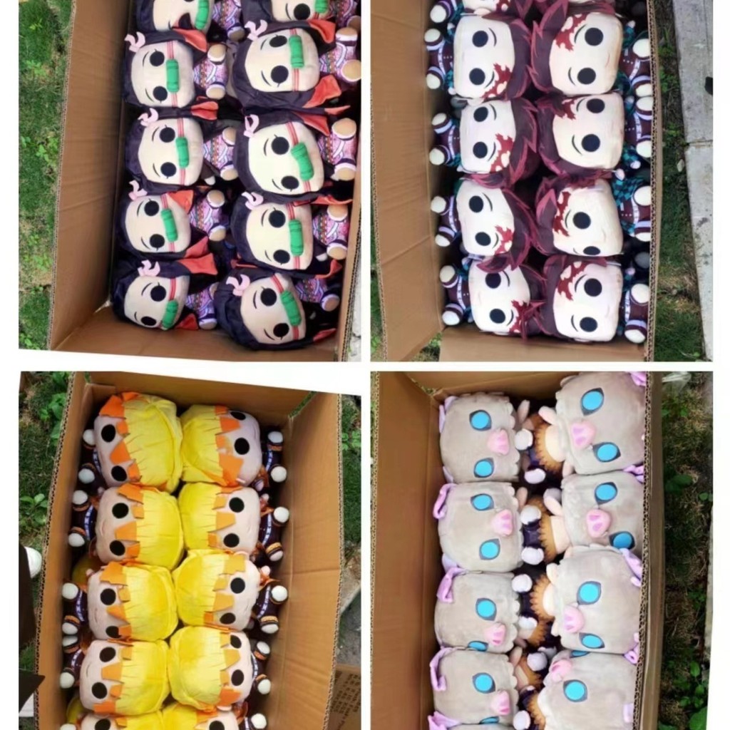 ของแท้ Funko POP Demon Slayer Doll Doll ตุ๊กตา Nezuko Inosuke Tanjiro